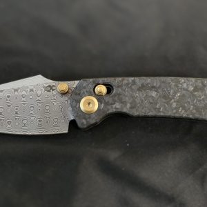Kansept Fenrir — Shred Carbon Fiber Damascus — K1034V1