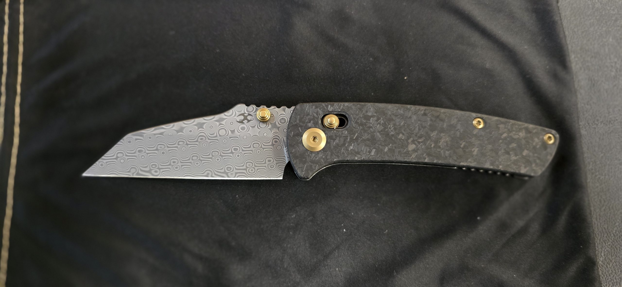Kansept Main Street — Shred Carbon Fiber Damascus — K1015V1