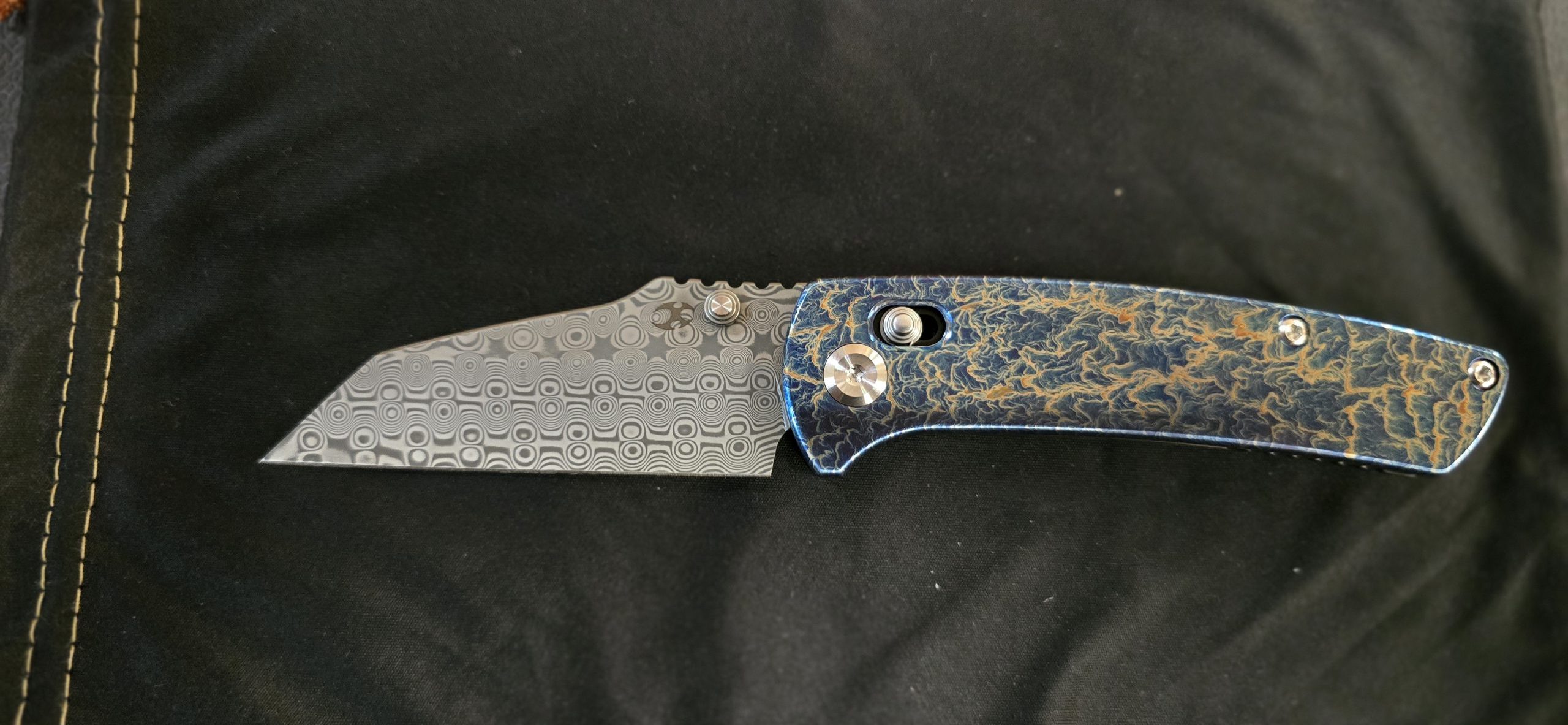 Kansept Main Street — Lightning Titanium Damascus — K1015V6
