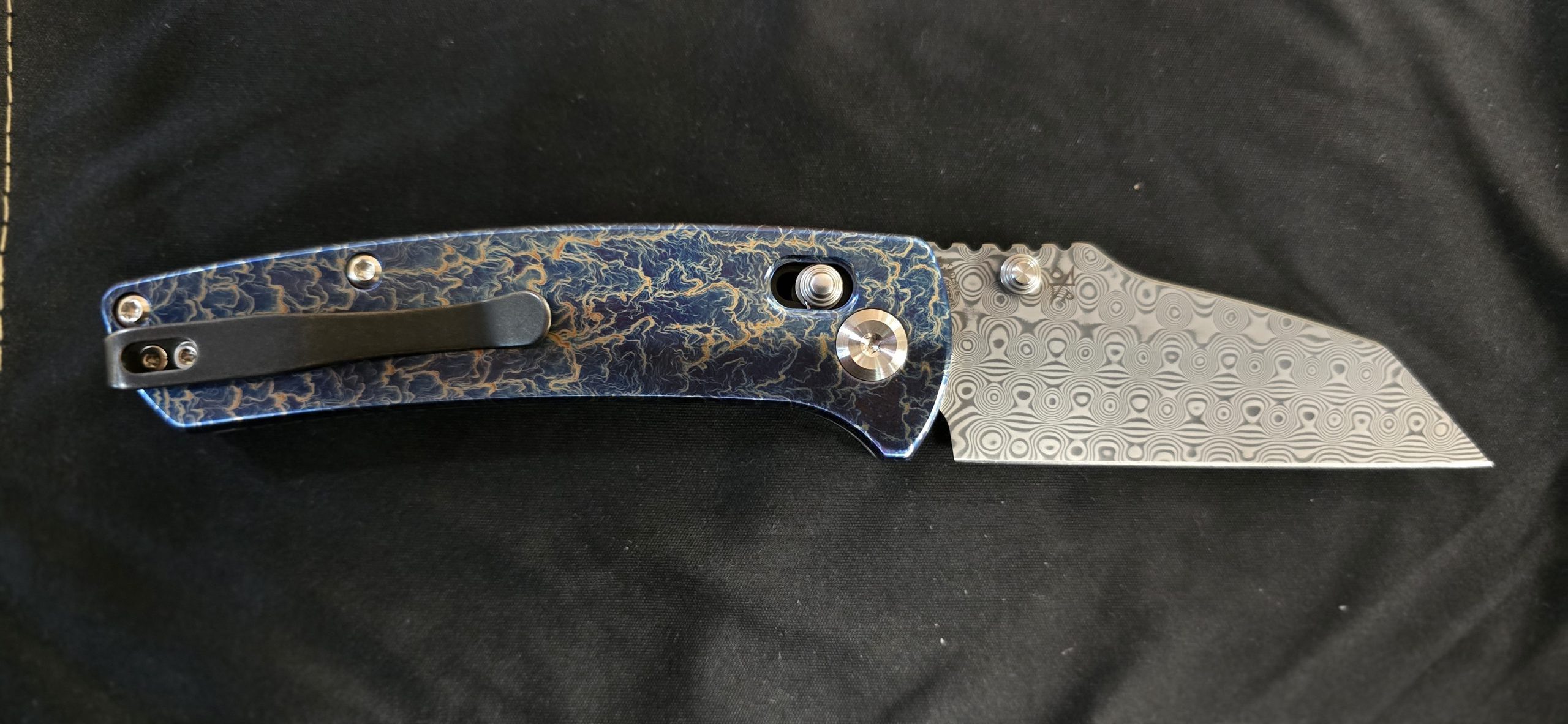 Kansept Main Street — Lightning Titanium Damascus — K1015V6 - Image 2