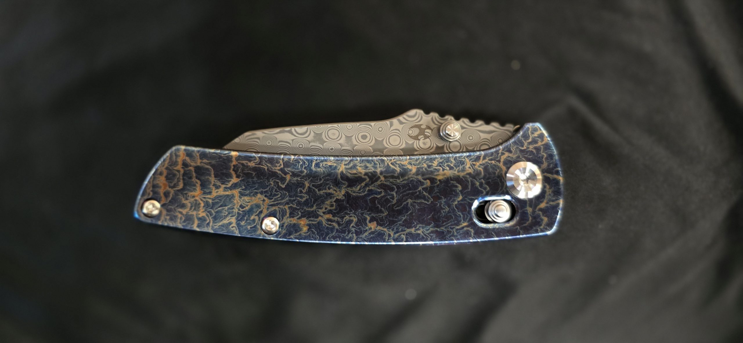 Kansept Main Street — Lightning Titanium Damascus — K1015V6 - Image 3