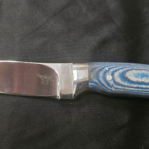 Home town Knives — Blue Handle full Tang High Carbon Polished Steel