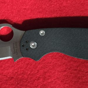 Spyderco Paramilitary 2 Emerson Wave C81GPW2