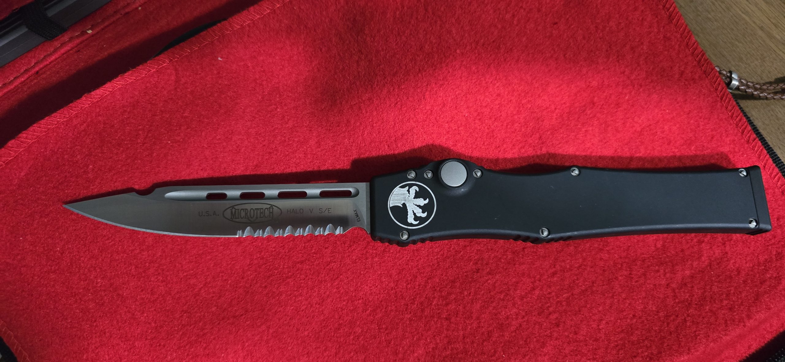 Microtech Halo V S/E partial serrated 04/2014